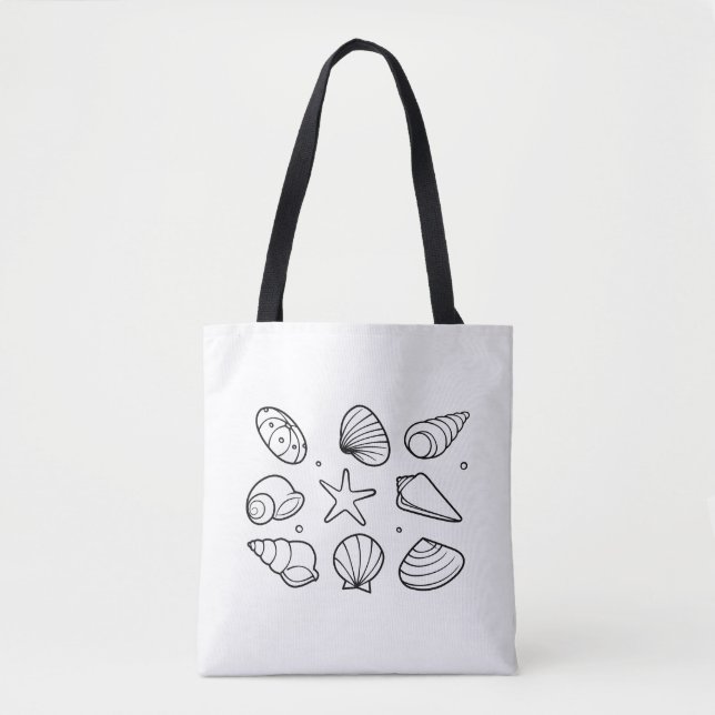 Seashell Tote Bag (Front)