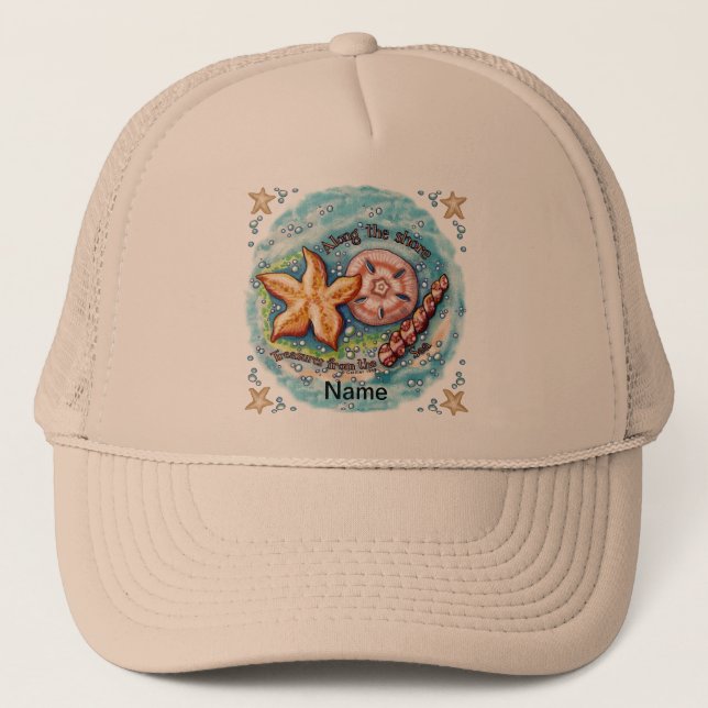 Seashell Treasures  Trucker Hat (Front)
