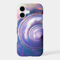 Seashell tropical opal mother of pearl purple pink