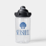 Seashell Water Bottle<br><div class="desc">🖤</div>