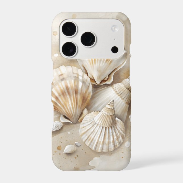 Seashell Watercolor Coastal  (Back)