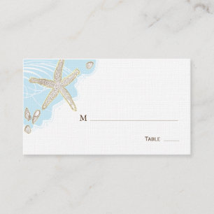 Seashell Wedding Table Place/Seating Card