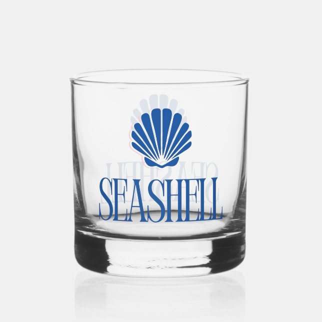 Seashell Whiskey Glass (Back)