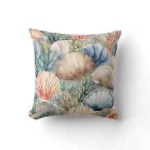 Seashells And Coral Reef Ocean Coastal