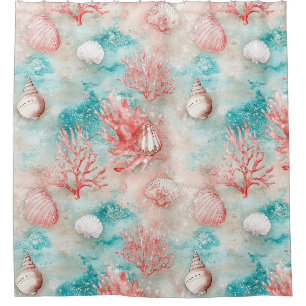 Seashells and Ocean Waves Pattern (11)