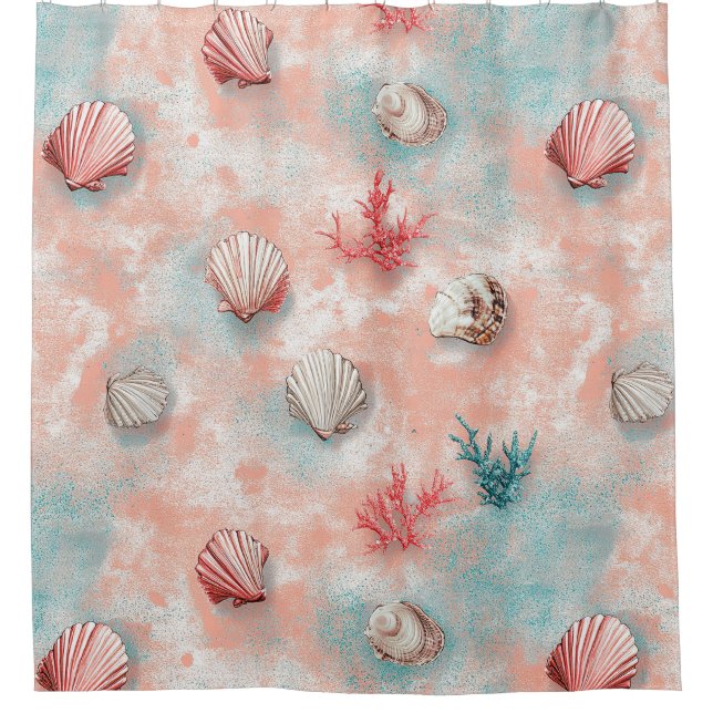 Seashells and Ocean Waves Pattern (16) (Front)