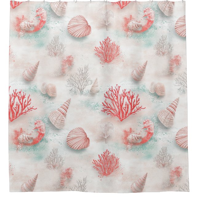 Seashells and Ocean Waves Pattern (7) (Front)