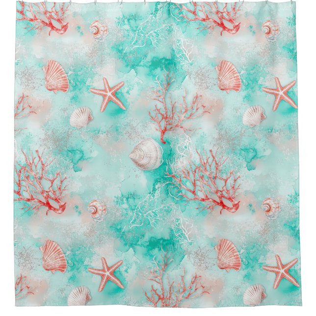 Seashells and Ocean Waves Pattern (9) (Front)