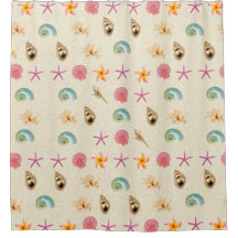 Seashells and Plumeria