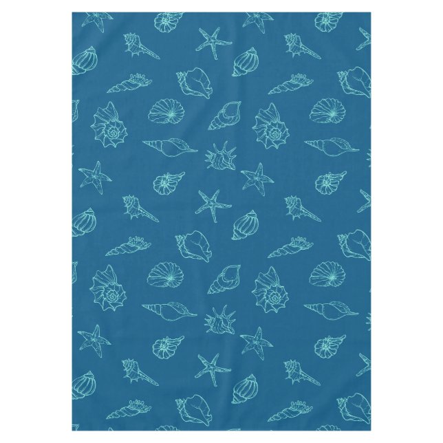 seashells and starfish tablecloth (Front)
