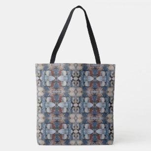Seashells and Stones Mosaic Enlarged Pattern 3 Tote Bag
