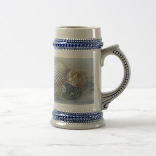 Seashells and Surf Beer Stein