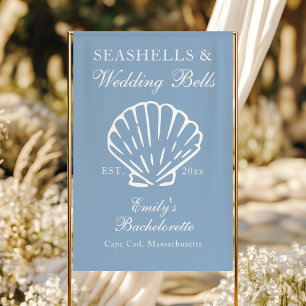 Seashells and Wedding Bells Bachelorette Party Banner