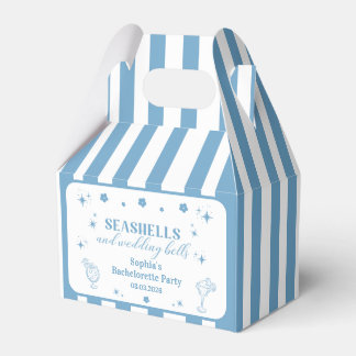 Seashells and Wedding Bells Bachelorette Party Favor Box