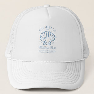 Seashells and Wedding Bells Bachelorette Party Trucker Hat