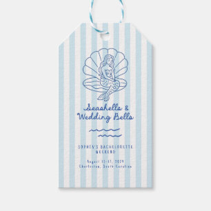 Seashells and Wedding Bells Coastal Bachelorette  Gift Tags