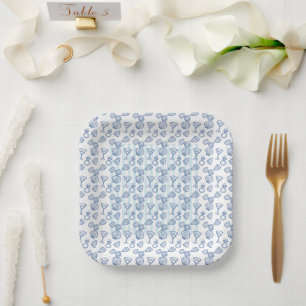 Seashells and Wedding Bells Coastal Bachelorette  Paper Plate