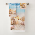 Seashells Bathroom Towel Set