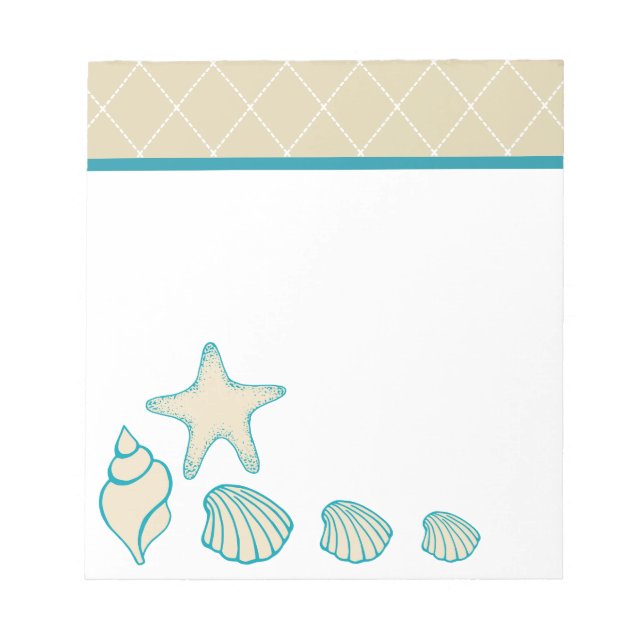 Seashells Beach Notepad (Front)