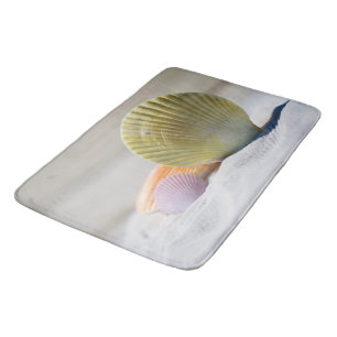Seashells, Beach, Ocean, Bath, Home Rug or Mat