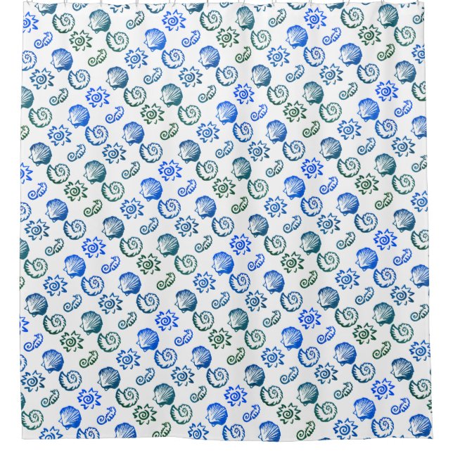Seashells -  Beach Symbols Pattern (Front)