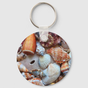 Seashells by the Seashore Keychain