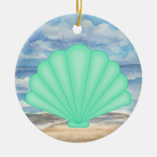 Seashells Ceramic Ornament
