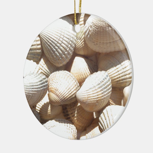 Seashells Ceramic Ornament (Left)