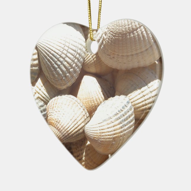 Seashells Ceramic Ornament (Left)