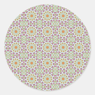 Seashells Classic Round Sticker