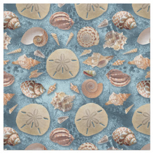 Seashells collection fabric