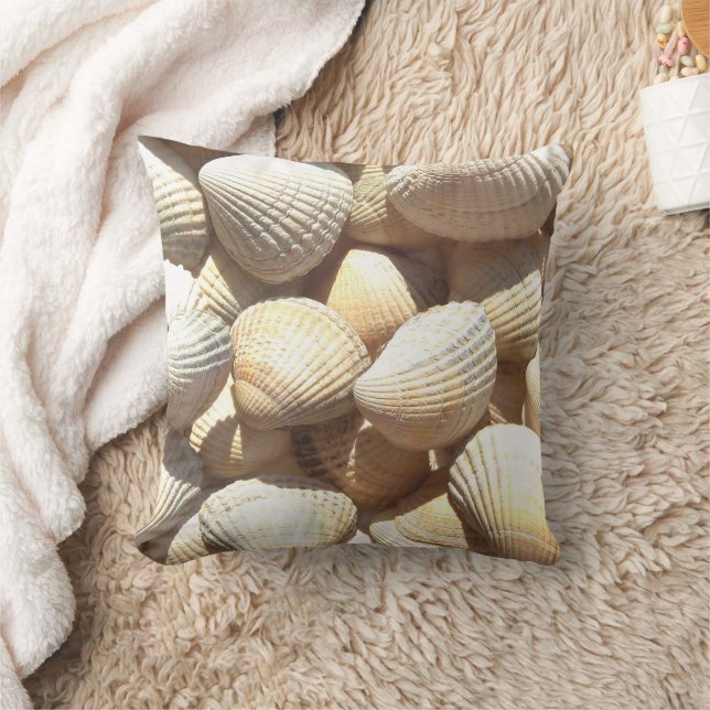 Seashells collection throw pillow (Blanket)