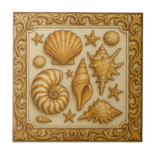 Seashells Collection Tile