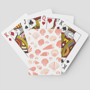 Seashells   Cute Ocean Beach Playing Cards