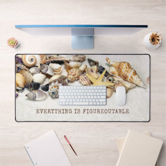 Seashells Desk Mat