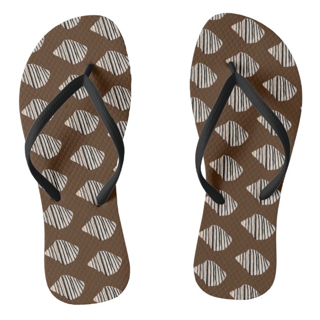 Seashells Flip Flops (Footbed)