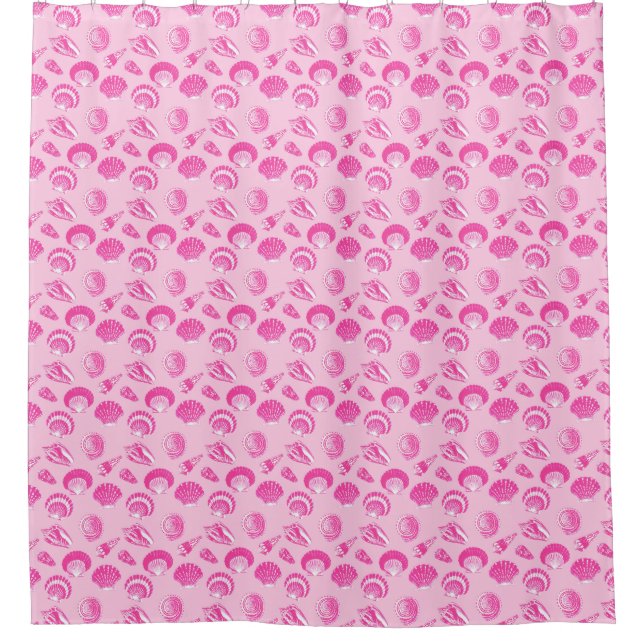 Seashells - Fuchsia pink and white (Front)