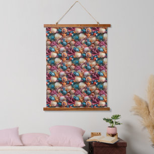 Seashells Hanging Tapestry