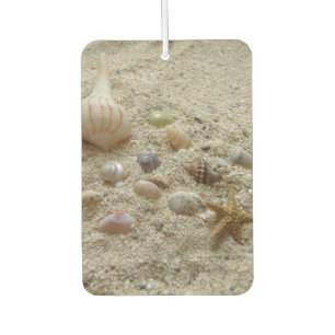 Seashells In The Sand Car Air Freshener