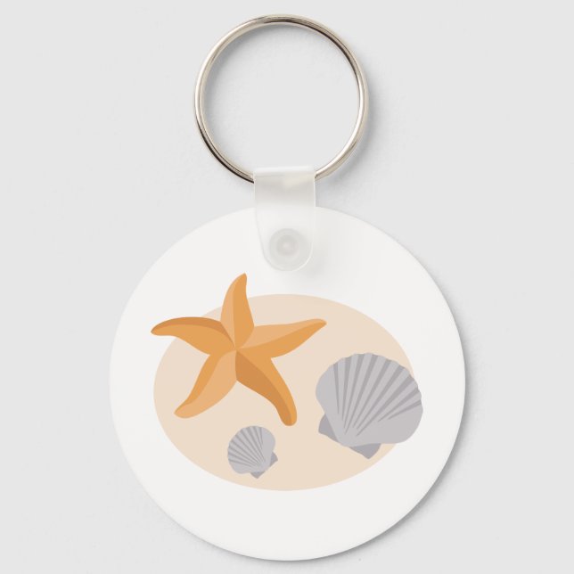 Seashells Keychain (Front)