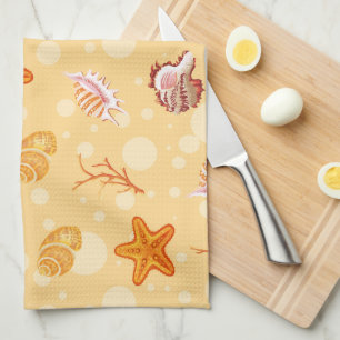 Seashells Kitchen Dish Towel