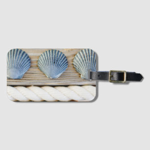 Seashells New York City Luggage Tag