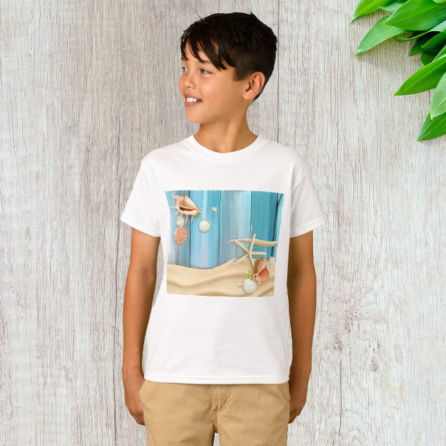 Seashells On Sand T-Shirt (Creator Uploaded)