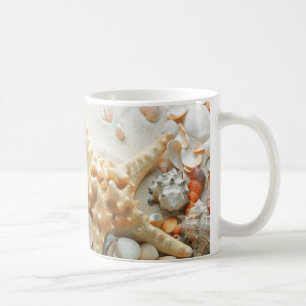 Seashells on the beach mug