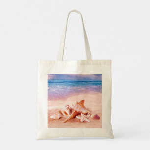 Seashells on the Sea Beach Tote Bag