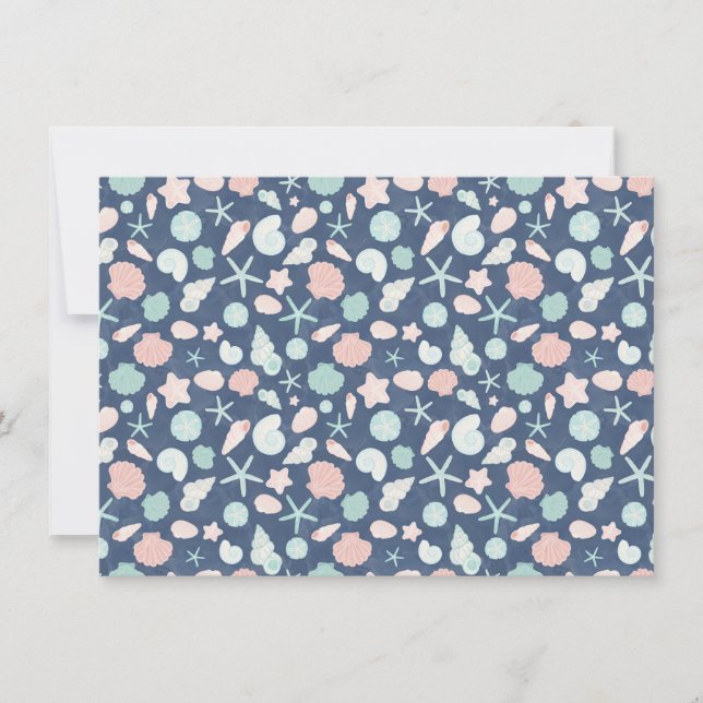 seashells pattern card (Front)