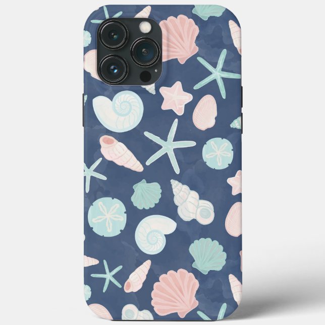 seashells pattern Case-Mate iPhone case (Back)