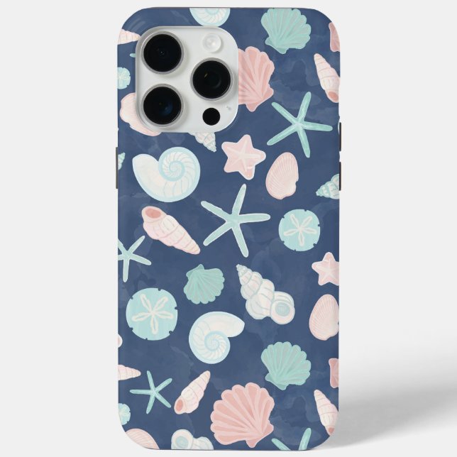 seashells pattern Case-Mate iPhone case (Back)