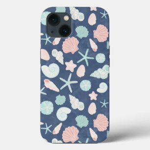 seashells pattern iPhone 13 case