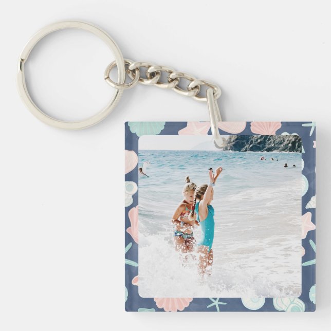 seashells pattern keychain (Front)